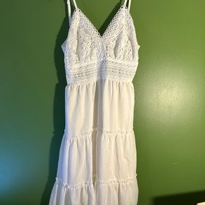 ECOWISH White Dress
